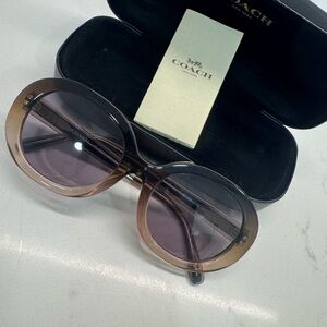 Coach Gradient Brown Sunglasses